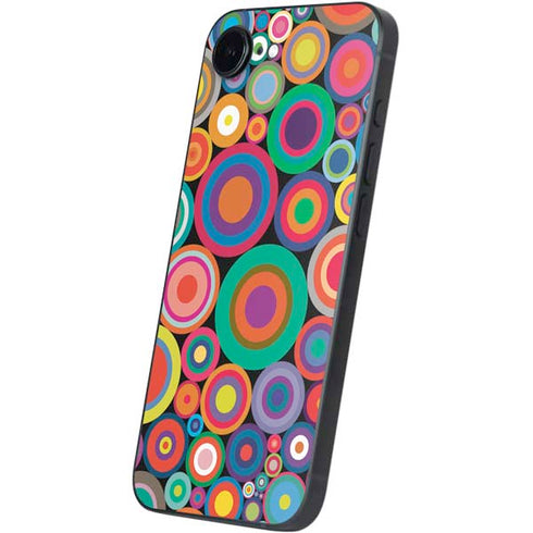Psychedelic Circles iPhone 16e Skin